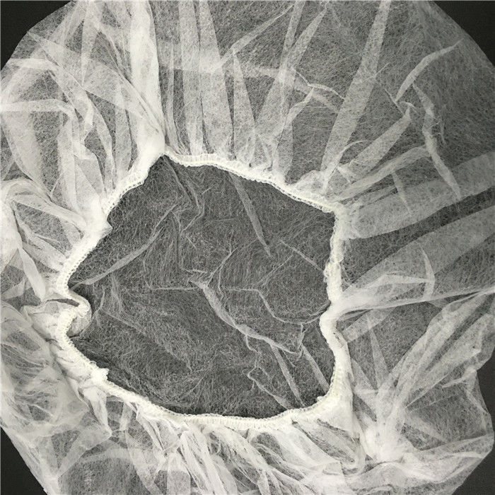 21" Polypropylene Bouffant Caps 10GSM For Examination / Cleanroom Environments - Image 4