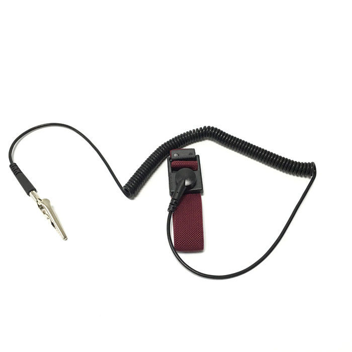 Fabric ESD Wrist Strap Adjustable w/Aligator Clip Built In 1 Meg Ohm Resistor - Image 4