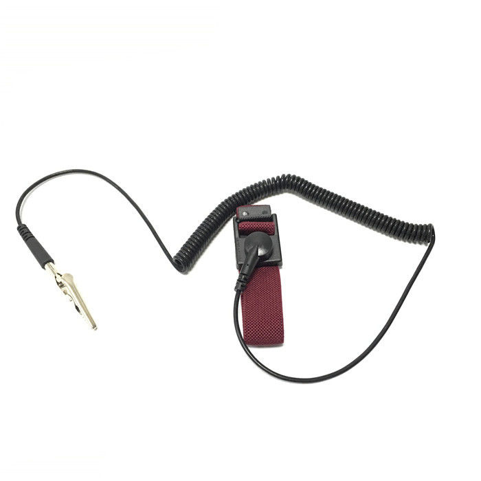 Fabric ESD Wrist Strap Adjustable w/Aligator Clip Built In 1 Meg Ohm Resistor - Image 3
