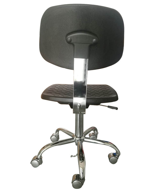 Polyurethane ESD Safe Chairs Anti Static w/Chrome Base And Aluminum Castor - Image 3