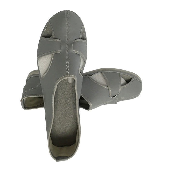 Japanese Style Exquisite Hand Made ESD Footwear White Grey Butterfly Style For Cleanroom - Image 4