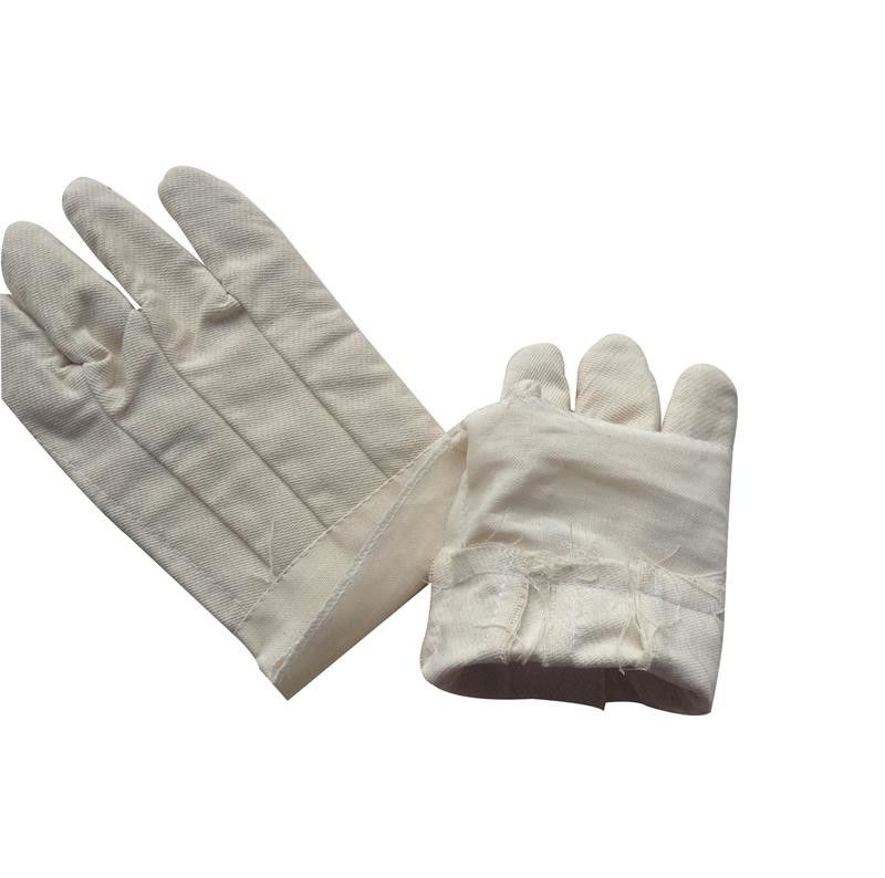 Cotton Canvas Work Gloves Men Size Indoor Outdoor Field Hand Protection - Image 2