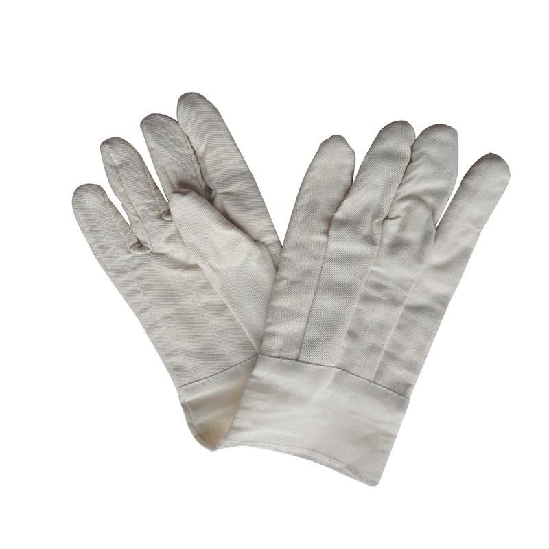 Cotton Canvas Work Gloves Men Size Indoor Outdoor Field Hand Protection - Image 3