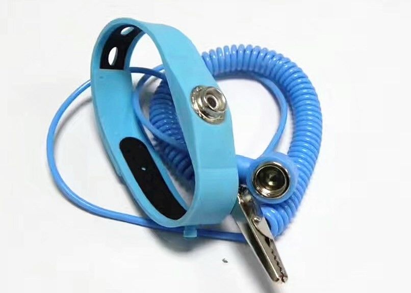 Silicon Anti Static Wristband Coil Cord Dia. 2.5mm Length 2.4m Purple Pink Blue Yellow - Image 3