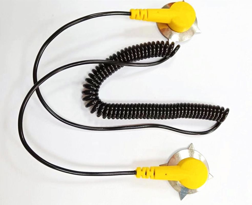 Table Top Or Floor Mats ESD Wrist Strap Grounding Cord Aligator Clips / Snap Ends - Image 3