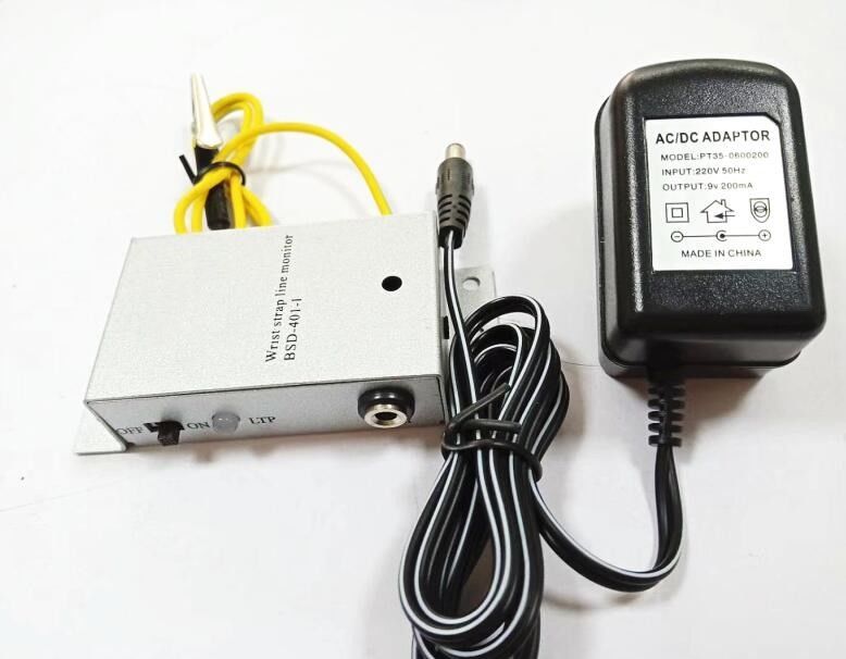 Cleanroom ESD Protection Wrist Strap On Line Monitor Static Discharge Band - Image 3