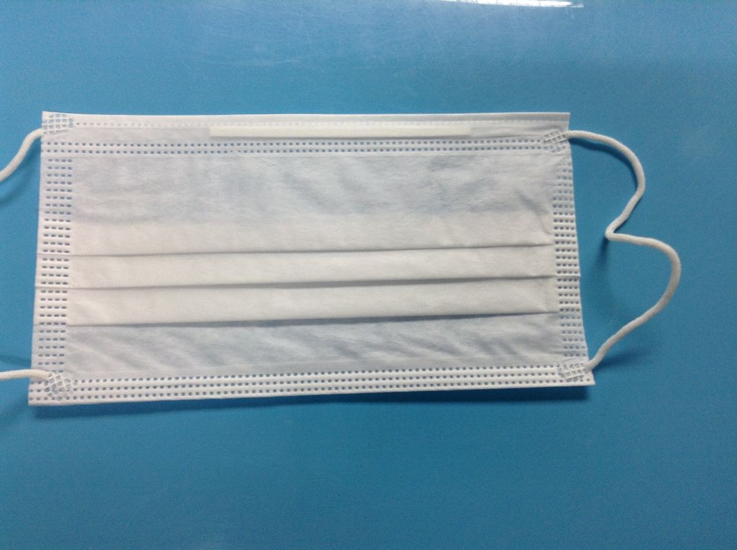 Dust Free Cleanroom Consumables Disposable Face Mask 2 PLY 3 PLY Earloop - Image 2