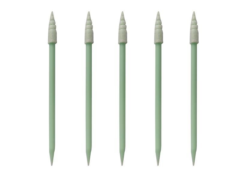 Small Compressed 100 Ppi Polyurethane Foam Swabs With Short PP Handle - Image 2