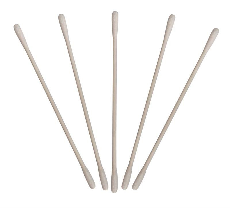 3 Inch Slim Paper Handle Cleanroom Consumables Lint Free Cotton Swabs - Image 2