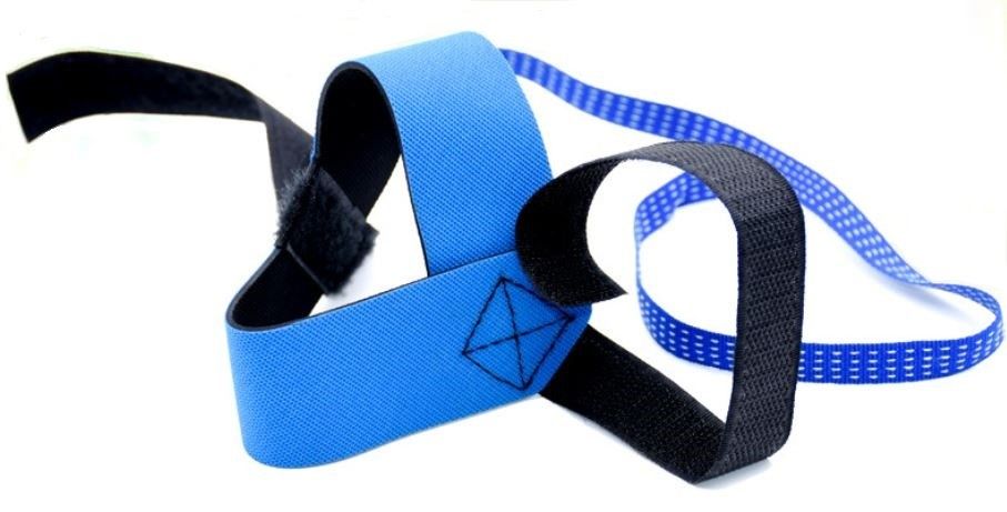 Durable Anti Static Heel Strap Color Blue White Conductive Synthetic Rubber - Image 2