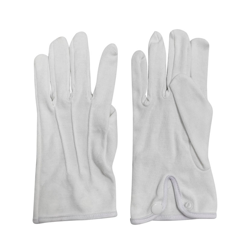Breathable 100% Cotton White Jewelri Glove Ceremony Parade Honor Guard Formal Dress Gloves - Image 2