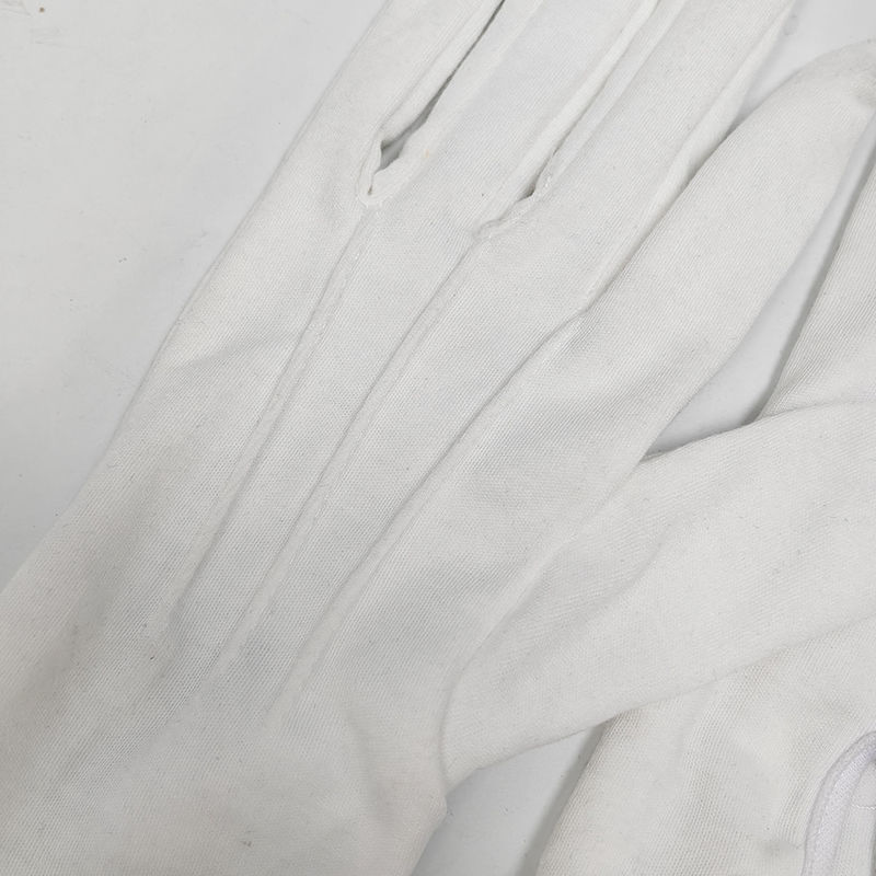 Breathable 100% Cotton White Jewelri Glove Ceremony Parade Honor Guard Formal Dress Gloves - Image 6