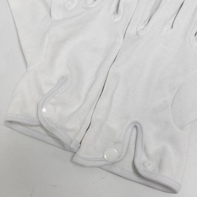 Breathable 100% Cotton White Jewelri Glove Ceremony Parade Honor Guard Formal Dress Gloves - Image 5