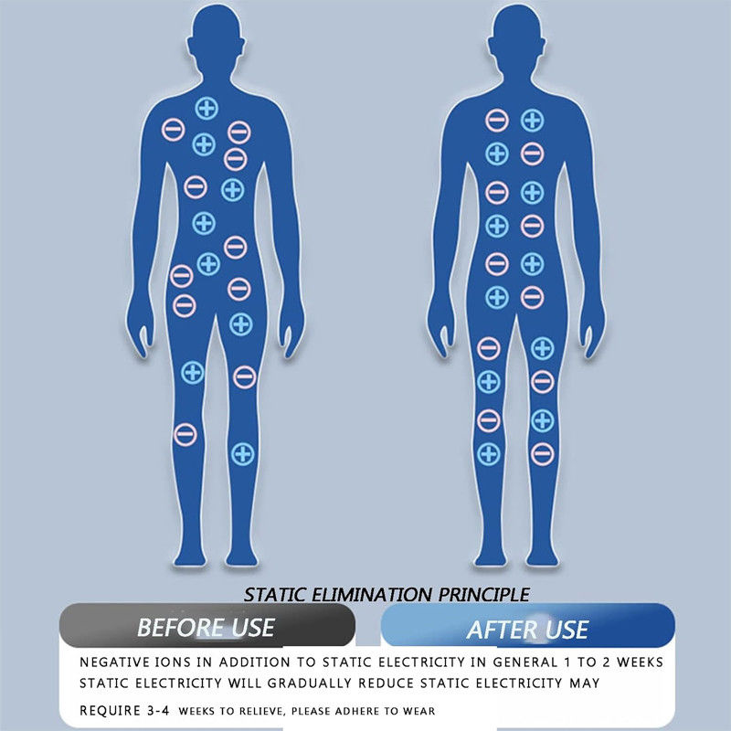 ESD Anti Static Wrist Strap Adjustable Wristband Improve Sleep Silicone Static Strap Bracelet - Image 3