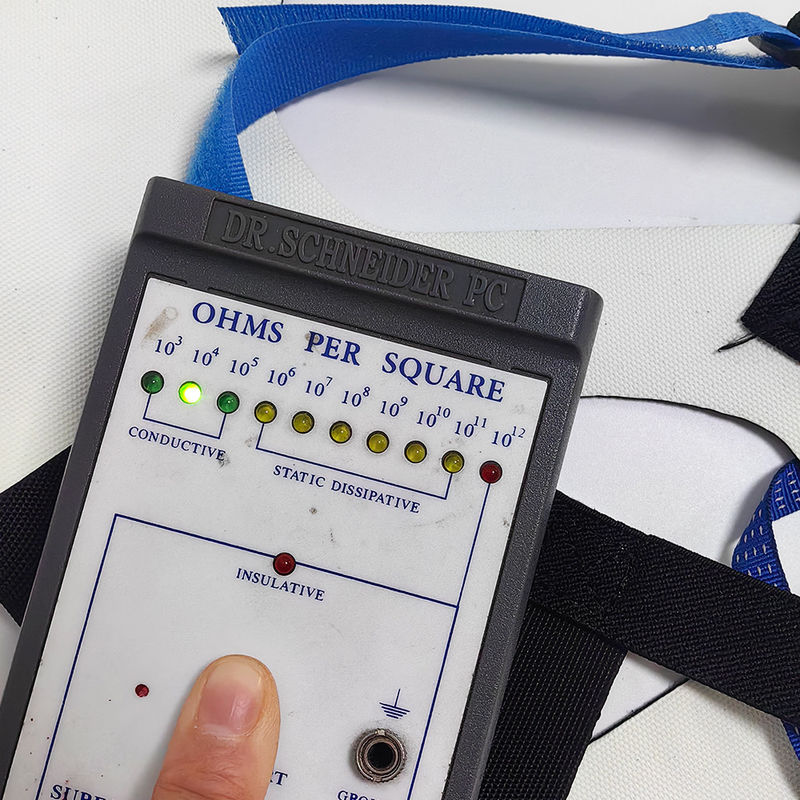 Adjustable Black White ESD Antistatic Heel Strap For Cleanroom - Image 3