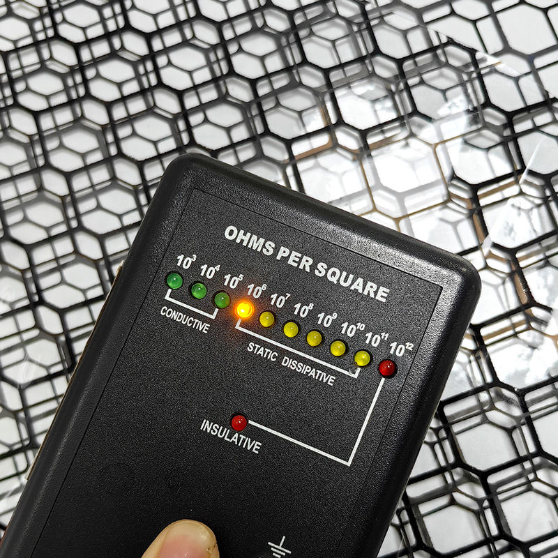 Transparent ESD Grid Cleanroom Door Partition Curtain - Image 4