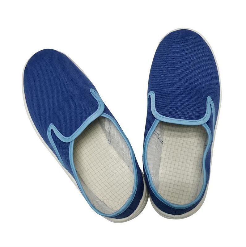 Dark Blue Fabric ESD Safety Shoes Non Hole Anti Static Shoes For EPA Area - Image 3