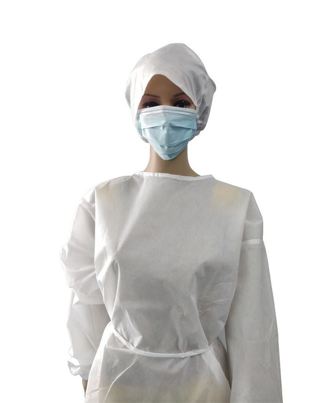 120x140cm SMS Disposable Protective Isolation Gown - Image 3