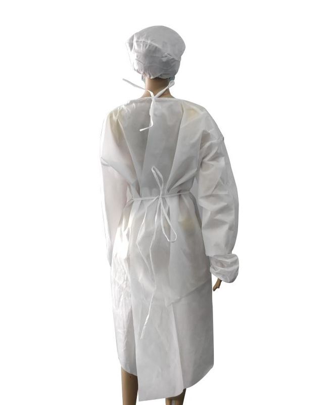 120x140cm SMS Disposable Protective Isolation Gown - Image 2