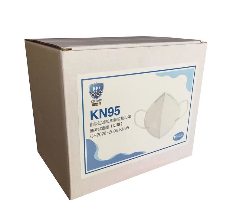 CE EN149 Folding BFE 98.5% 4 Ply KN95 Filter Mask - Image 4