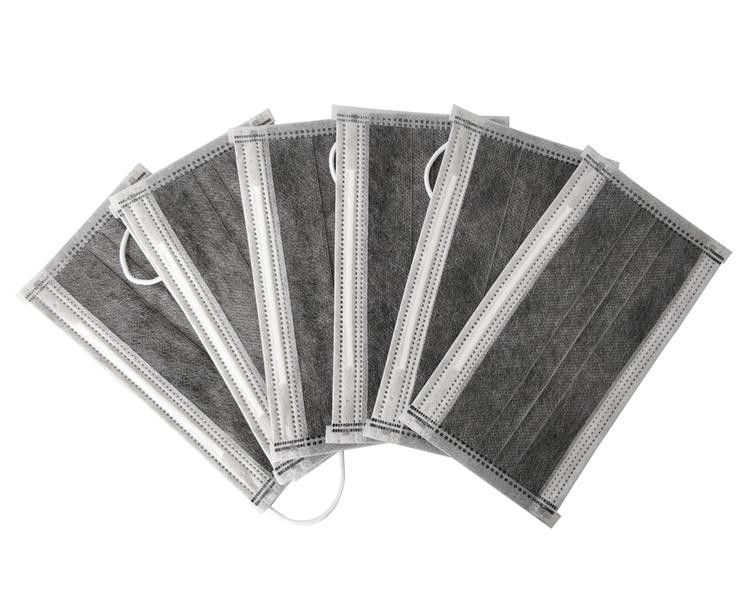 Latex Free BFE 95% Cleanroom Disposable Carbon Face Mask - Image 2