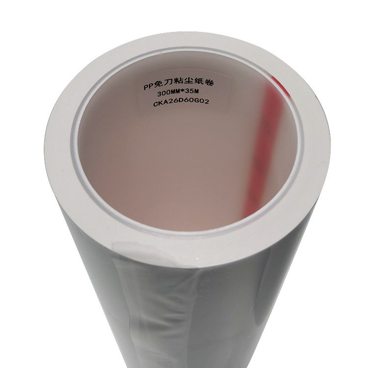 High Quality White 300mm Thickness 0.045mm PE Cleanroom Sticky Roller - Image 4