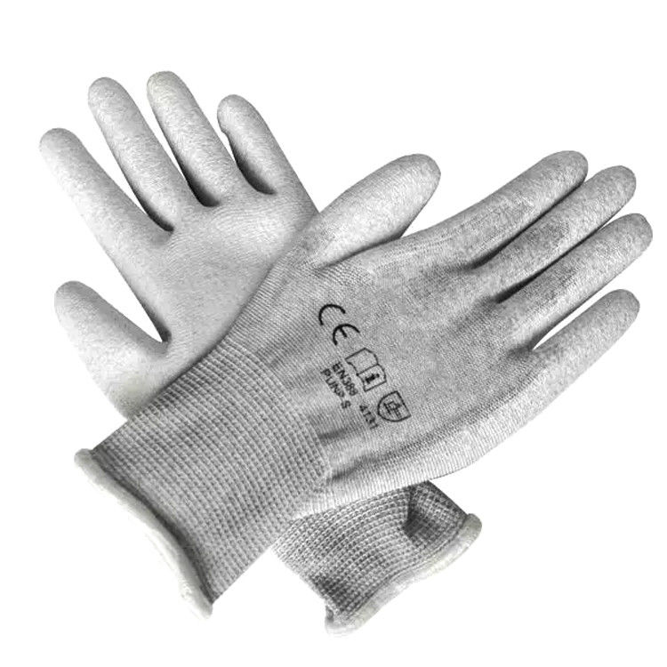Dust Free PU Coated ESD Palm Fit Anti Static Gloves - Image 7