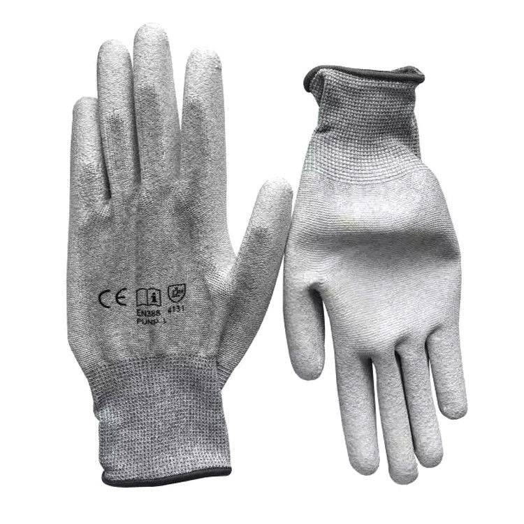 Dust Free PU Coated ESD Palm Fit Anti Static Gloves - Image 6