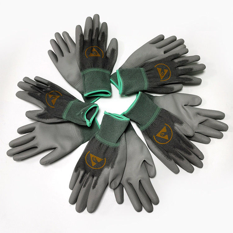 Ergonomic Anti Slip ESD Antistatic PU Palm Fit Gloves - Image 2