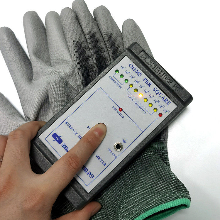 Seamless Knitted ESD PU Palm Fit Gloves With Polyester Liner - Image 5