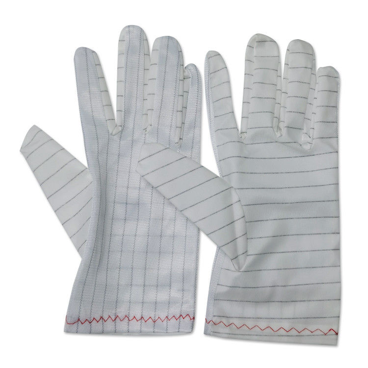 Anti Slip Lint Free PU Fabric Esd Safe Gloves for Cleanroom Industrial - Image 3