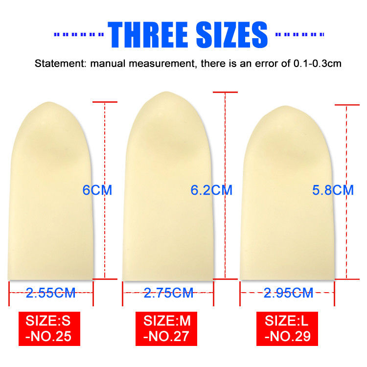 Agricultural Class A 100% Natural Latex Finger Cots Smooth Thickened Beige - Image 4