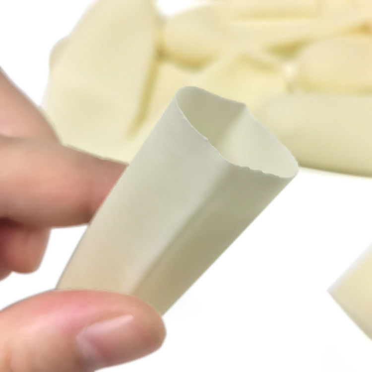 Class A Smooth Thickened Beige Latex Finger Covers ASTM D3772 - Image 2