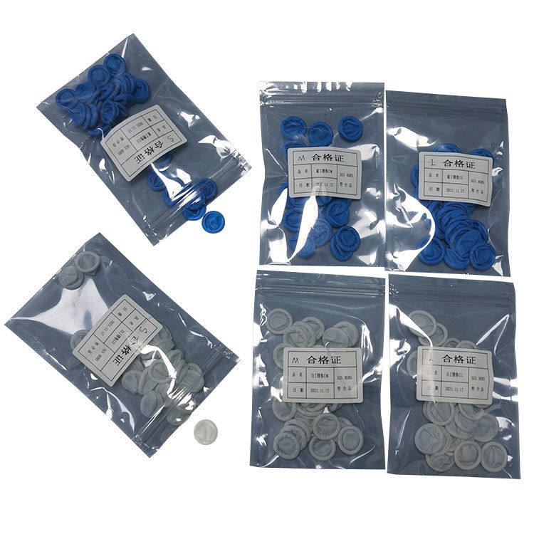 Cleanroom White Disposable Nitrile Finger Cot 1000Pcs/Bag - Image 4