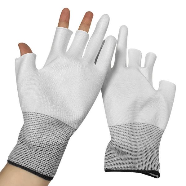 pl36941850-3_fingers_half_pu_palmfit_coated_safety_gloves_industry_use_white