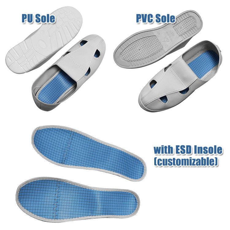 Industrial PU Sole ESD Safety Shoes Antistatic Protection - Image 3