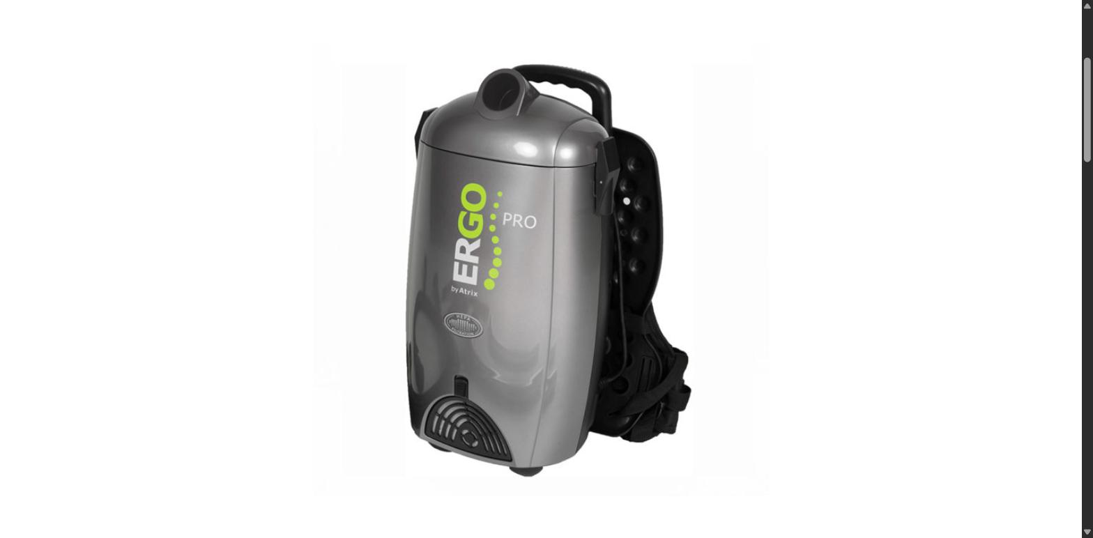 Atrix Ergo Pro Backpack HEPA Vacuum – Silver | VACBPAI