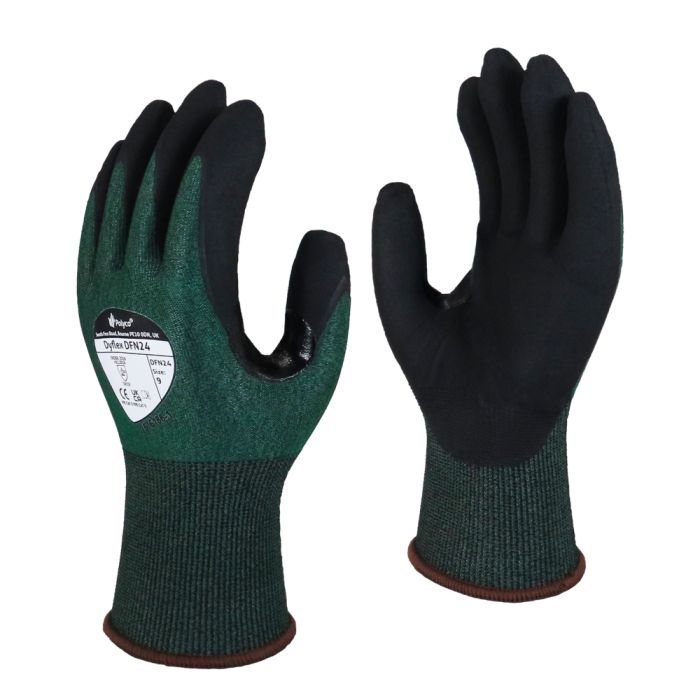 Polyco Dyflex DFN24 Cut F 24gg Nitrile Coated Glove