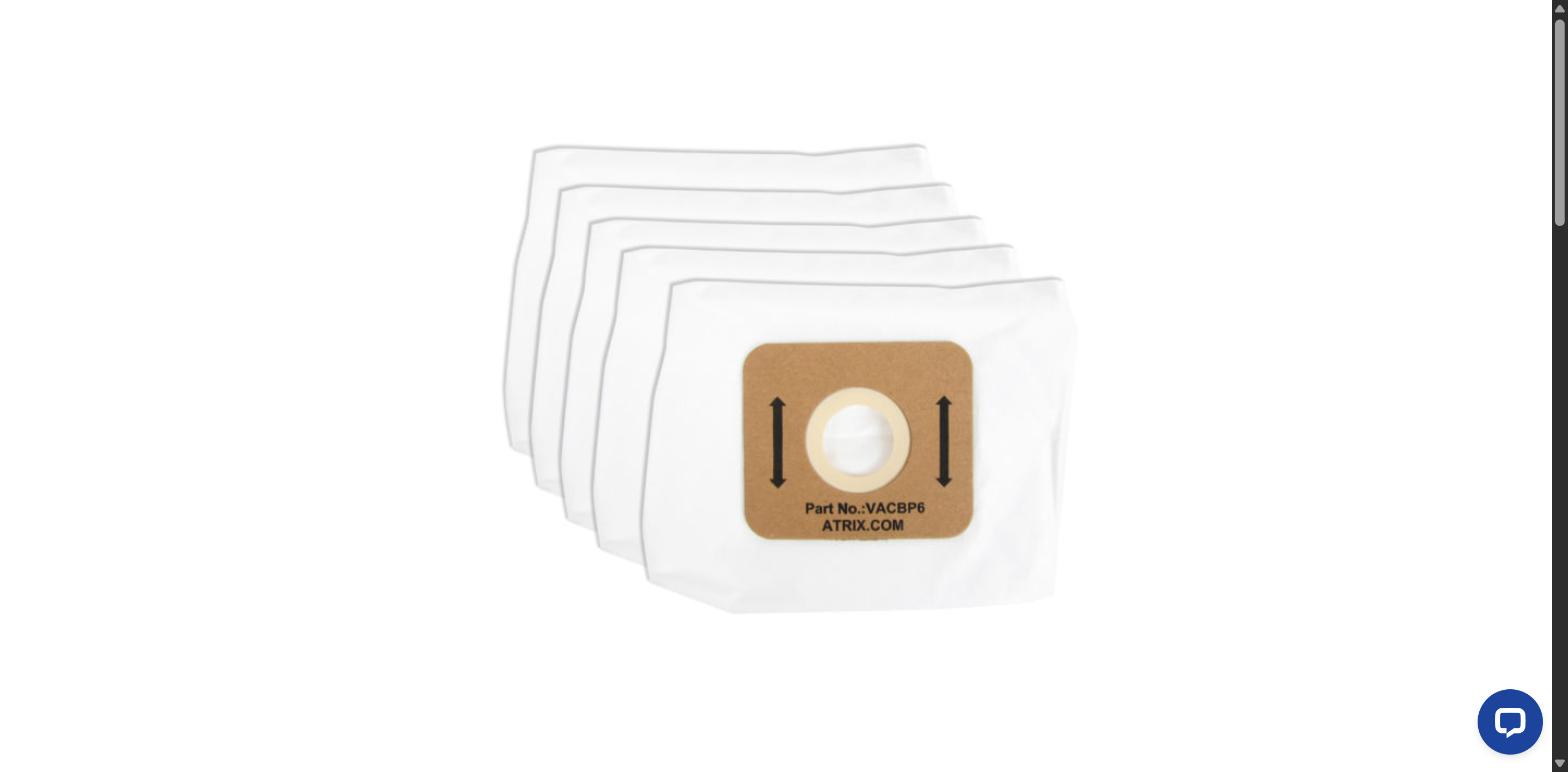 Ergo and Ergo Pro Backpack Series HEPA Filter Bags (5 Pack) | VACBP6-5P