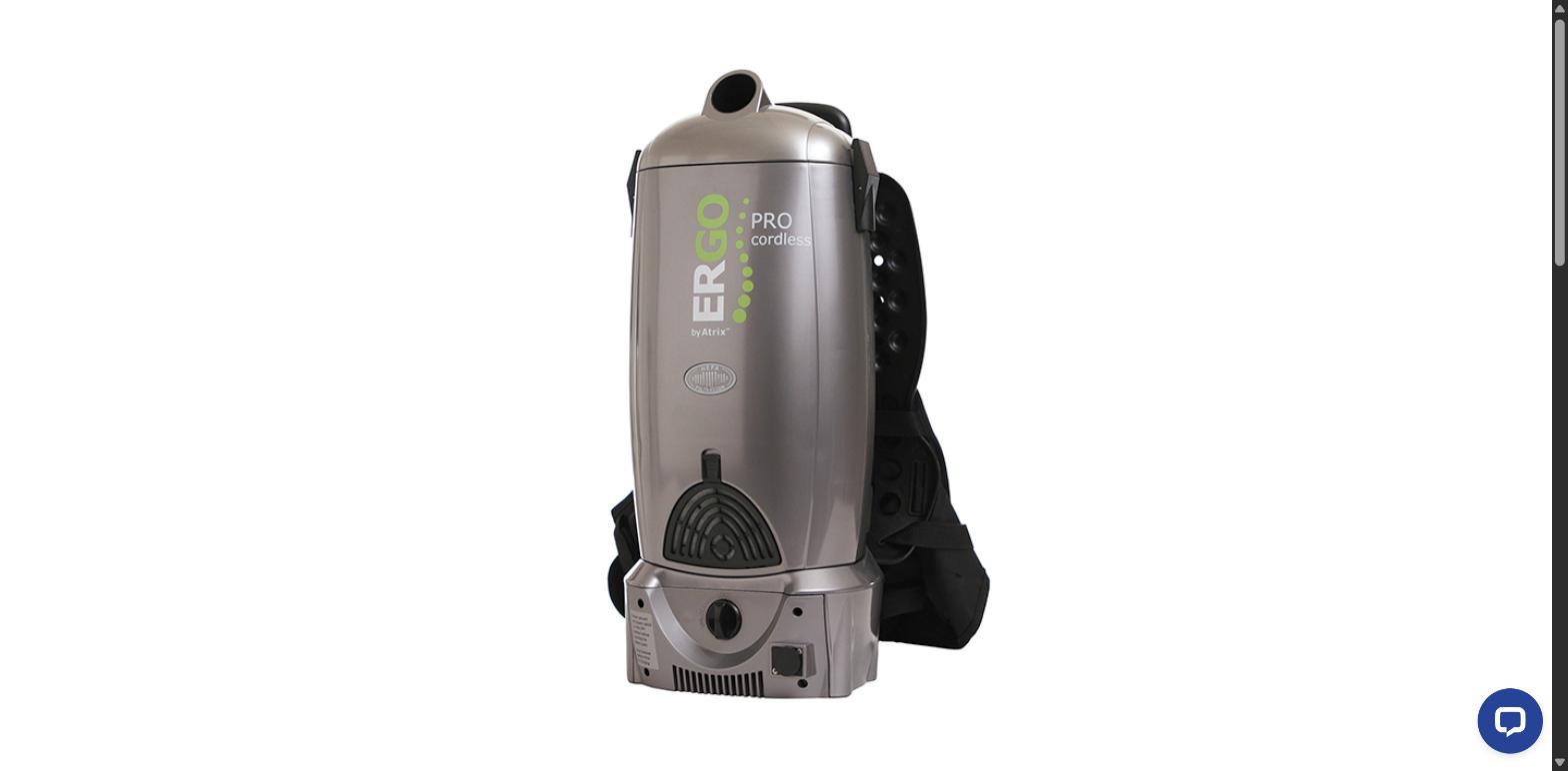 Ergo Pro Cordless Backpack Vacuum | VACBPAIC