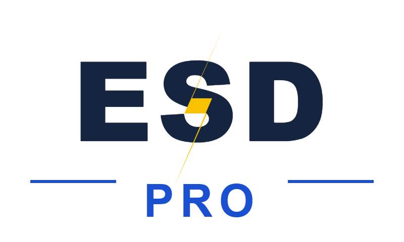 ESDpro logo — Phil Industries’ own ESD and cleanroom brand, Singapore