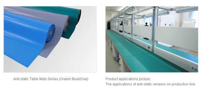 Smooth Surface Anti Static Anti Fatigue Mats For General Electronics Assembly 2