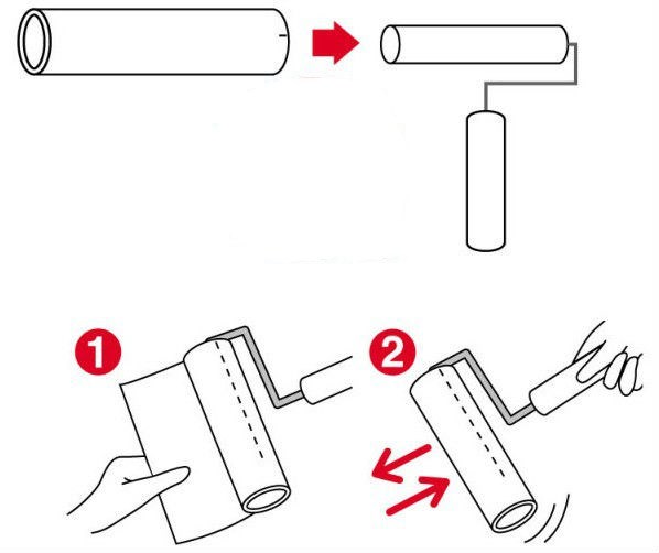 Aluminum Alloy Sticky Roller Handle For Sticky Roller 4