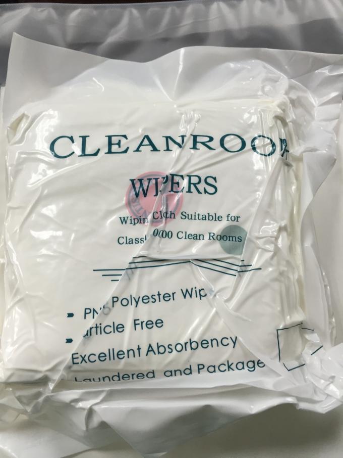 Knitted Microfiber Wiper Cleanroom Wiper Laser Cut Heat Cut Ultrosonic Cut Sealed 1
