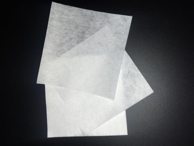 White Cleanroom Lint Free Cloth 55% Cellulose 45% Polyester Blend Knife Cut 0