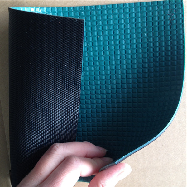 Anti Skidding ESD Rubber Mat Static Dissipative Mat Surface Grid / Rhombic Pattern 0