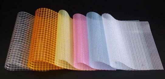 Softwall Vinyl Anti Static Curtains Grid ESD Rubber Mat Clear Size 1.37M X 30M 4