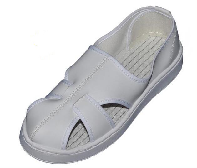 Cleanroom Four Hole ESD Safety Shoes For Industrial EPA Area Dust Free 4