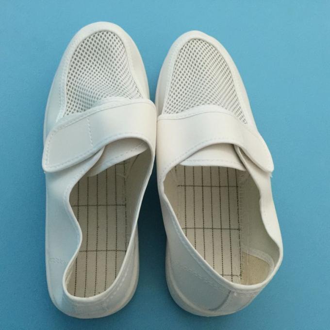 Single Hole Mesh ESD Safety Shoes Anti Static Footwear Non Autoclavable 0
