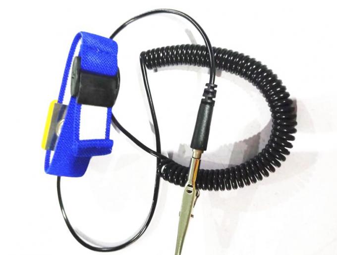 Electrostatic Discharge Wrist Strap With Cord Adjustable w/Alligator Clip 3